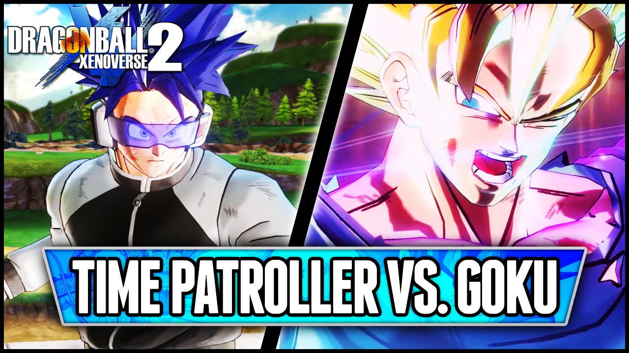 dragonball xenoverse 2 time patroller vs son goku gameplay