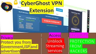 Cyber Ghost VPN Extension: Chrome browser extension | Tiger Technology screenshot 5