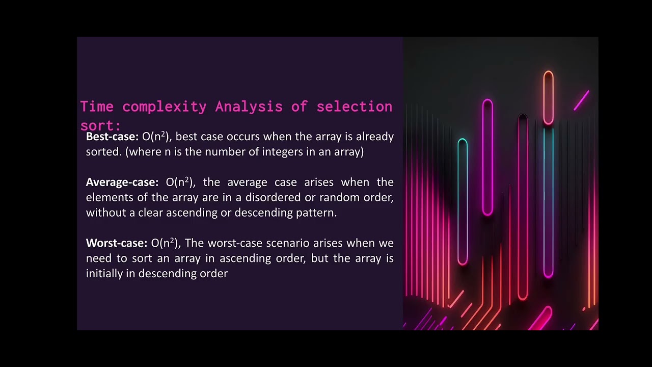 Selection sort Algorithm from ADA - YouTube