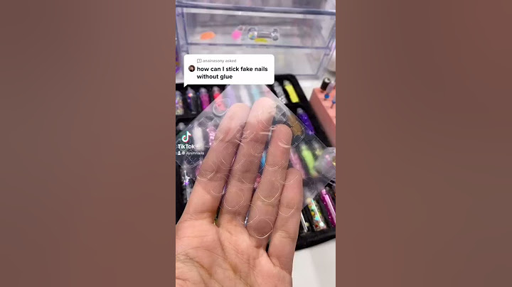 How to apply nails with “Stickers” no glue required #shorts #nails #nailart