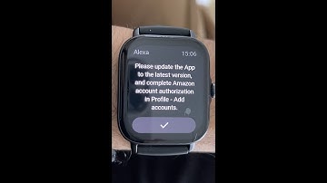 How to connect amazfit gts 3 with Alexa and do profile account authentication