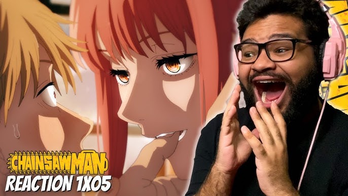 DENJI & POCHITA  ANIME BIZARRO DEMAIS! CHAINSAW MAN Episódio 1 REACT 