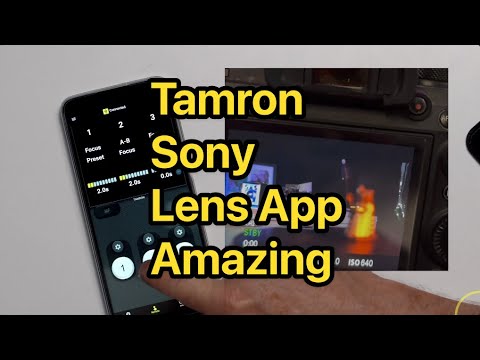 Tamron Sony lens Utility is amazing