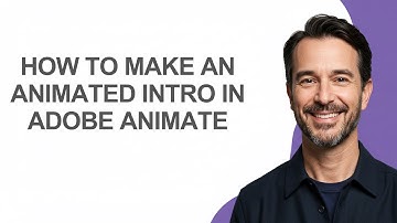 How to Make an Animated Intro In Adobe Animate - KevinHowTo