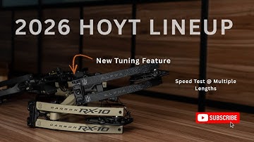 GREAT NEW TUNING FEATURE FOR THE 2026 HOYT LINEUP!!