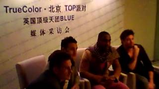 Blue - Interview At True Color (Beijing, 26.11.2012)
