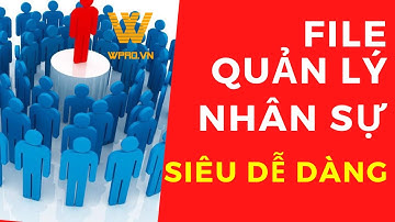 Quản lý nhân sự: Chấm công - Tính lương trên phần mềm bán hàng WPRO 2.0 (Dễ dùng - Hiệu quả)