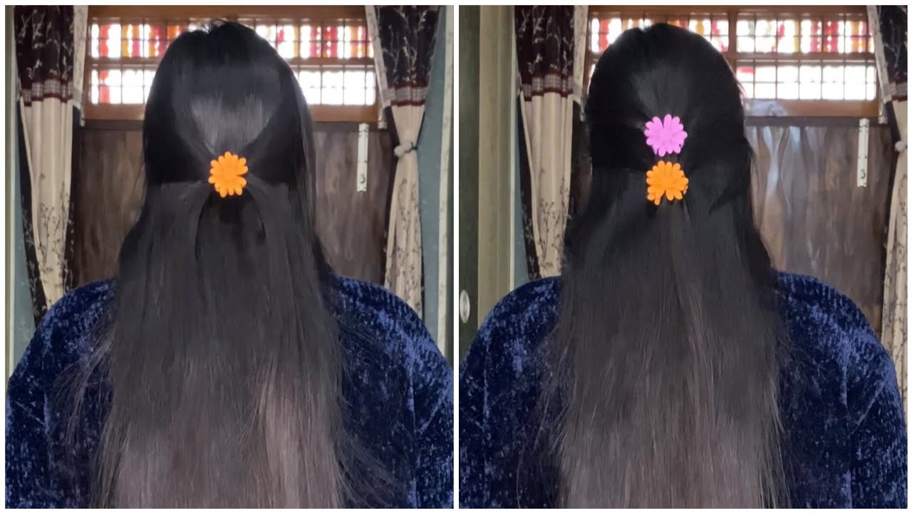 Half Open Hairstyle Tutorial Ideas 