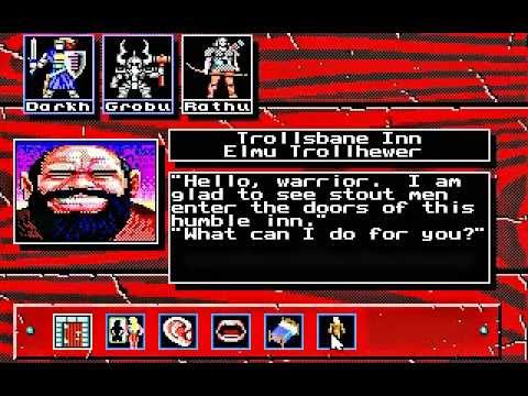 Knights of Legend (MS-DOS) Intro und Gameplay