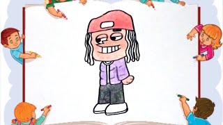 HOW TO DRAW KING VON | EASY DRAWING STEP BY STEP TUTORIAL