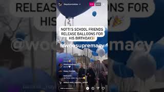 Notti Osama School Friends Release Balloons For His Birthday 🥲 #youtubeshorts #shorts #nottiosama