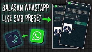 Preset am🎟️ || balasan status WhatsApp custom