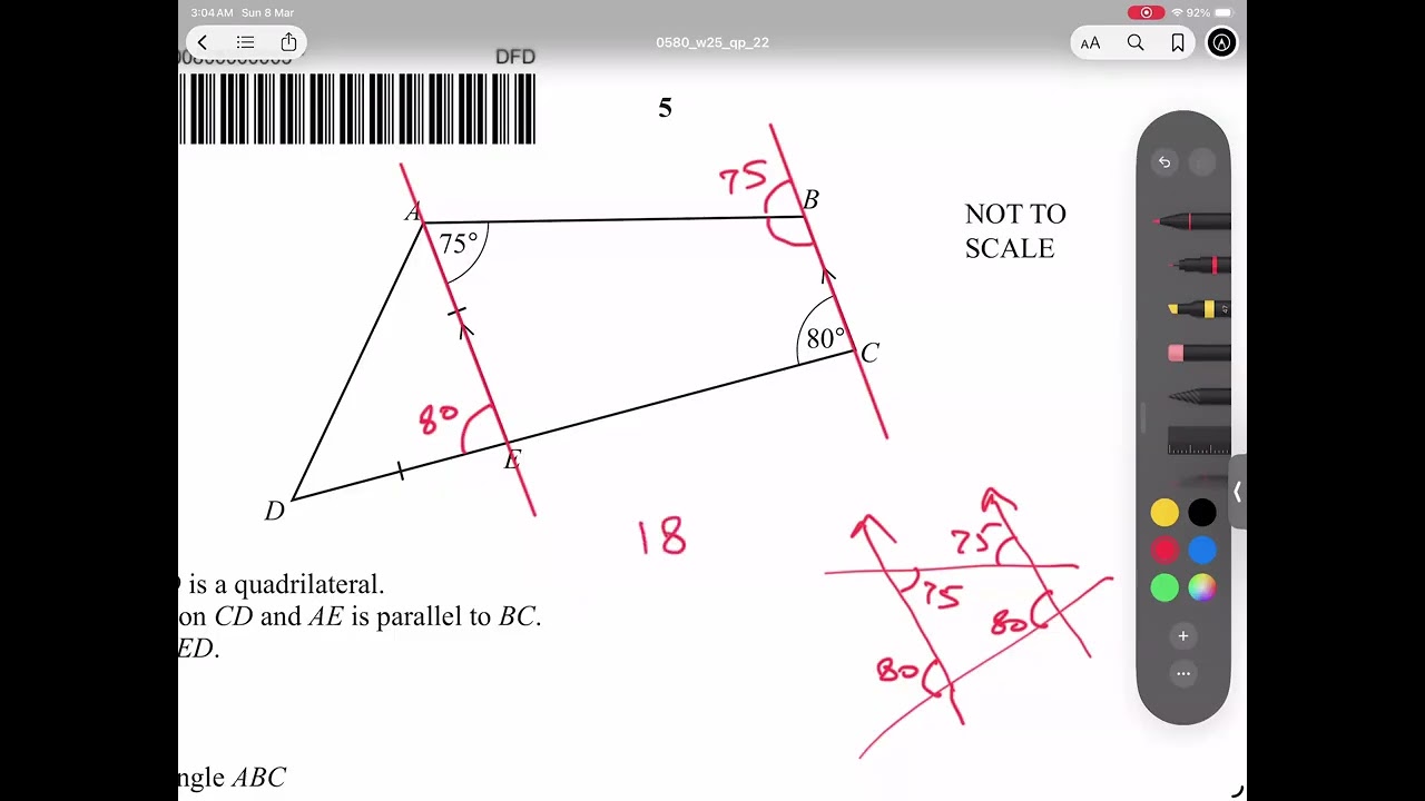 Oct 2025 Var 22 0580 w25 qp 22 Complete Paper 2