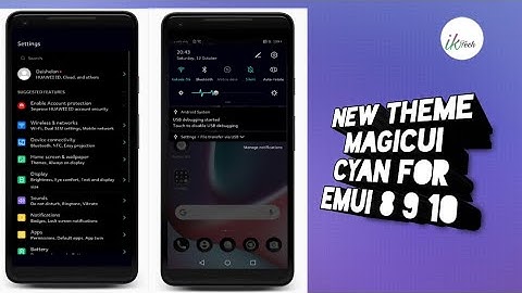 New Theme MagicUI Cyan For EMUI 8 9 10