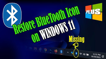 Recover the Missing Bluetooth Icon in Windows 11