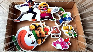 #78 New Box Full of NEW Mario Bros v Wario Bowser Luigi Falling asleep with Super Mario ASMR video