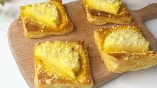 Easy Puff Pastry Pineapple Cream Cheese