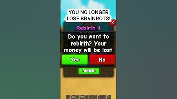 REBIRTH = KEEP BRAINROTS in plants vs brainrots #roblox #plantsvsbrainrots #robloxshorts