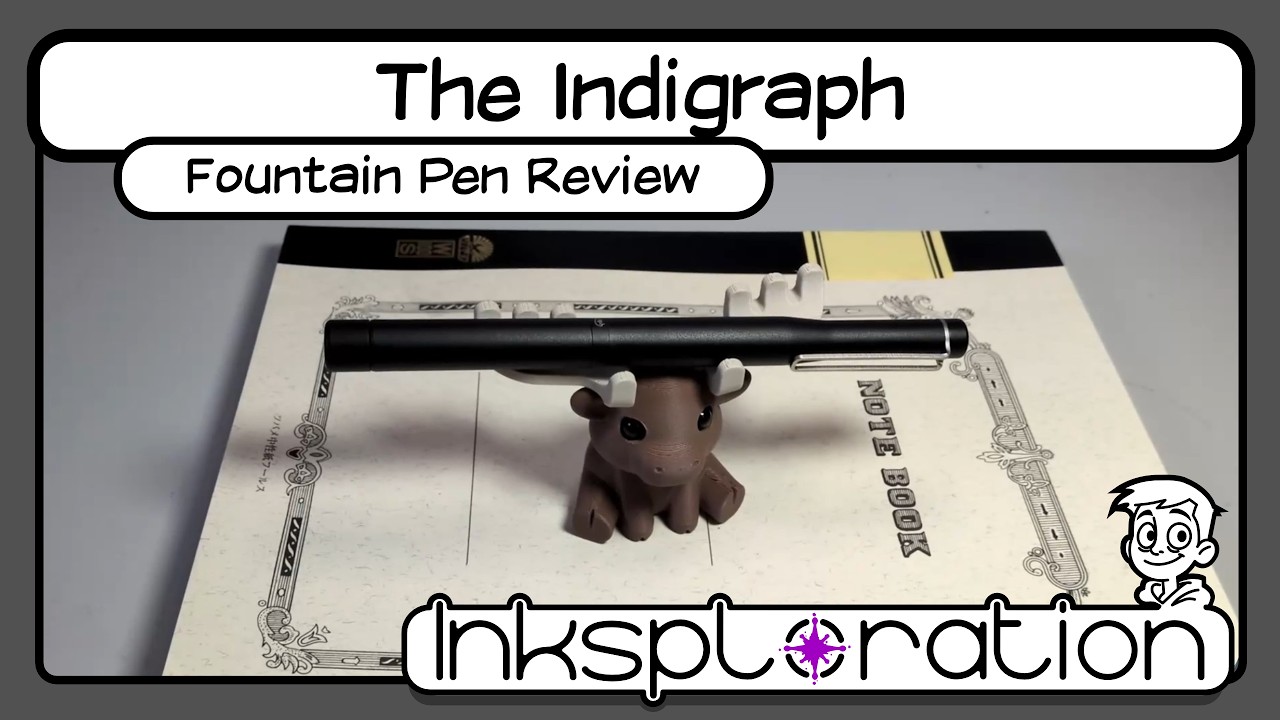 Indigraph Fountain Pen Review - YouTube