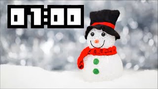 1 Minute Christmas Countdown Timer ⛄️