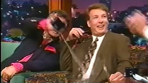 Burt Reynolds Throws Water on Marc Summers.  RIP