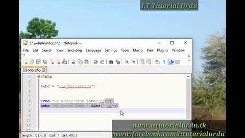 Php Tutorial Part 2 Urdu Hindi