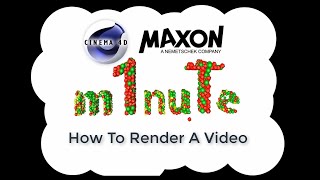 Cinema 4D: How To Render A Video (Export)