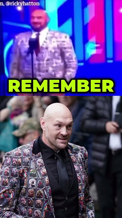 The reason Tyson Fury wore this suit at Ricky Hatton’s funeral #boxing