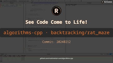 algorithms-cpp · backtracking/rat_maze