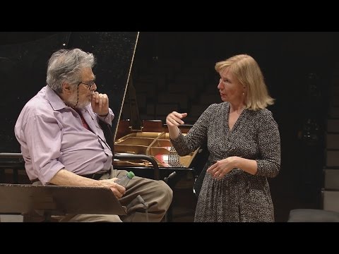 Margarita Höhenrieder and Leon Fleisher - In Rehearsal