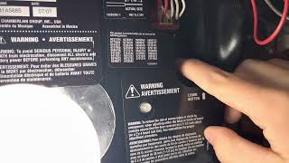 How to set the travel limits/force on LiftMaster models 3850/3800￼