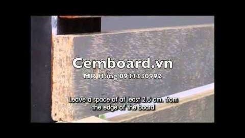 cemboard.vn 0933332486 Hướng Dẫn Thi công tấm cemboard Decor tấm che chi tiết nhất