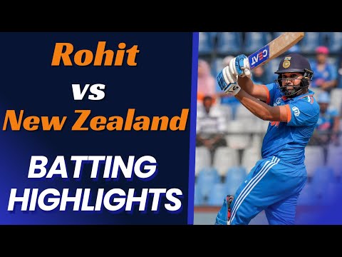 Rohit Sharma Batting Highlights vs NZ Semi-Final 2023 | Rohit Sharma Batting Highlights in World Cup