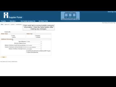 Supplier Portal Bidder Demo- no audio