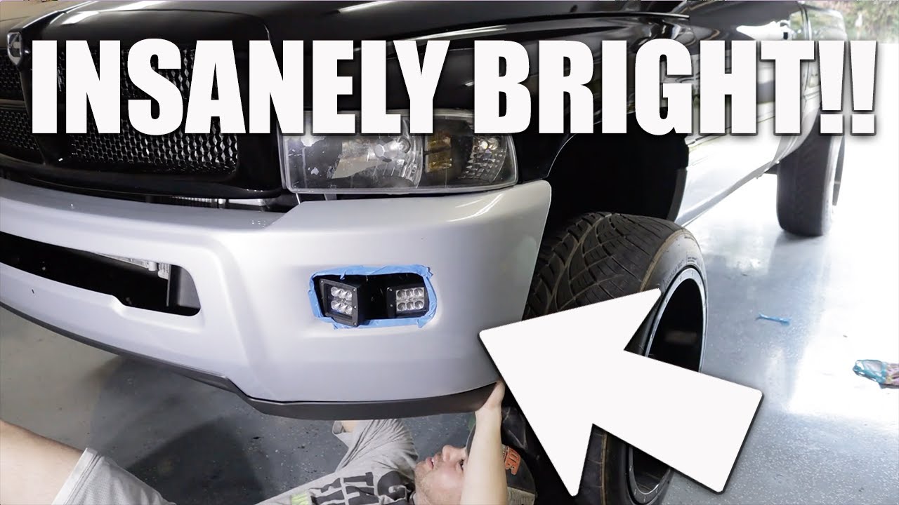 LED POD INSTALL IN 4TH GEN BUMPER!! (Best Kit For The Money)