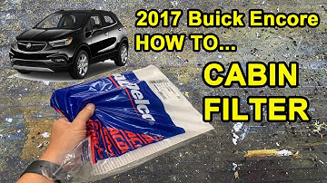 2017 Buick Encore How to Cabin Filter Replacement. Quick and Easy no tools.