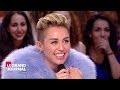 La langue de miley cyrus dans le grand journal