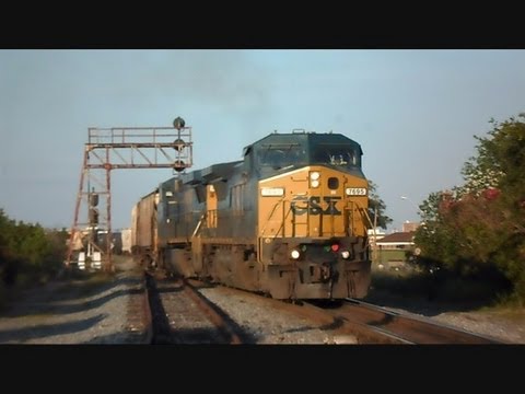 Csx Train Track CSX Train Switching From Track To Track - YouTube