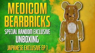 MEDICOM BEARBRICKS - SPECIAL RANDOM EXCLUSIVE UNBOXING - JAPANESE EXCLUSIVE EP 1