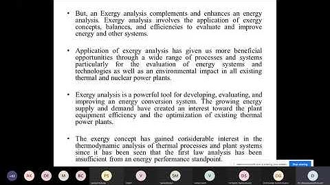 ATAL FDP-Session 8 Basics of Energy and Exergy Analysis of Thermal System using Cycle Tempo Software