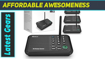 Advanced Wireless Intercom System for Home and Office Communication