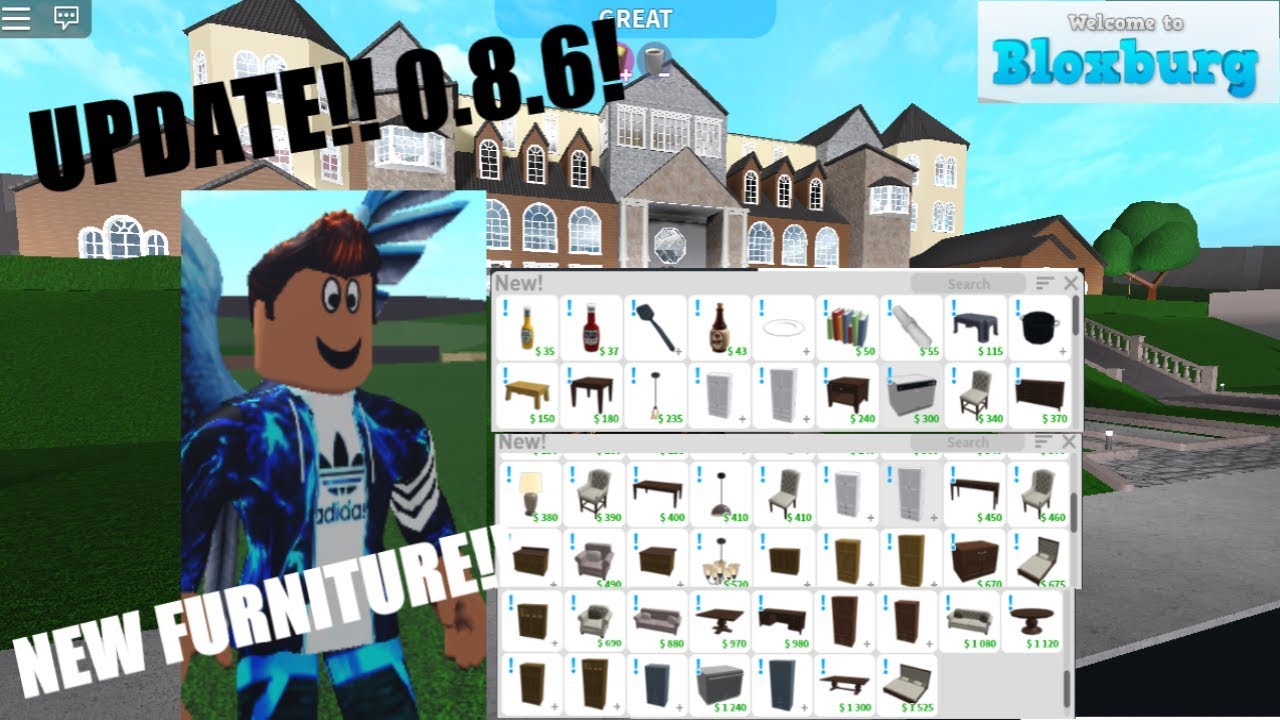 Supermegarichkid Bloxburg Update 0 8 6 New Furniture Kitchen Youtube - supermegarichkid roblox bloxburg treehouse tour by supermegarichkid