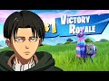 Levi ackerman plays fortnite