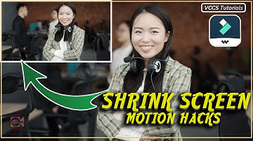 Shrink Screen Motion HACKS In Filmora X Tutorials 2021