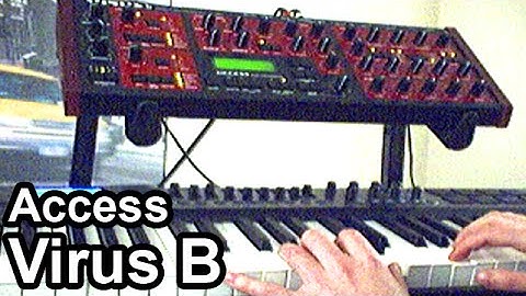 Access Virus B synthesizer demo - Ambient chillout / meditation drone music soundscape