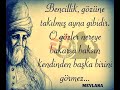 Mevlana Sözleri (Dinleyin!!! İlaç Gibi Gelecek...)Suskunluğum asaletimdendir...!!!