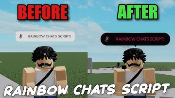 FE Rainbow BubbleChats Script - ROBLOX EXPLOIT | Arceus X Fluxus