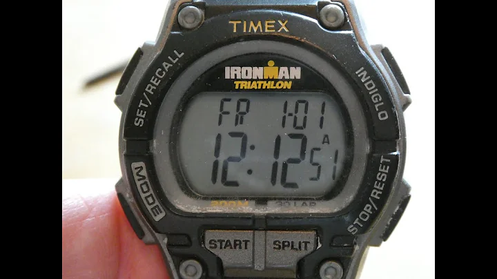 TIMEX - Ironman Triathlon Shock - T5K195 Battery Replacement