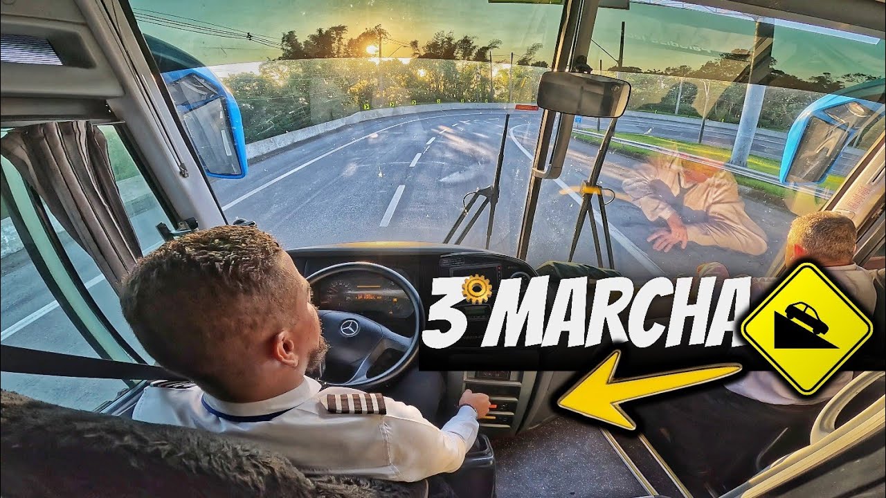 Serra tensa!😳 3ª Marcha e Muito Freio Motor 🚍⛰️EP06/26