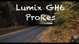 Lumix GH6 ProRes footage